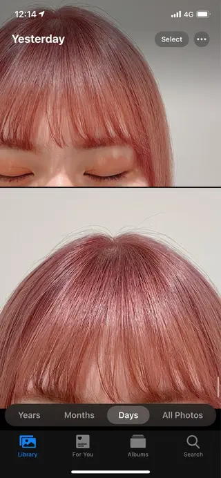 ロング カラー VIEWユリナ メイク/ カットのヘアスタイル