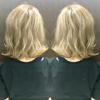 ミディアム カラー 寺内 紳悟のヘアスタイル