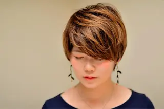 ショート 城間 翔太のヘアスタイル