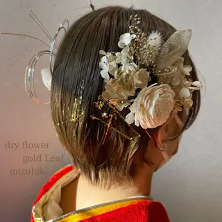 ショート ヘアアレンジ charm《銀座》 ヘアセット/縮毛矯正のヘアスタイル