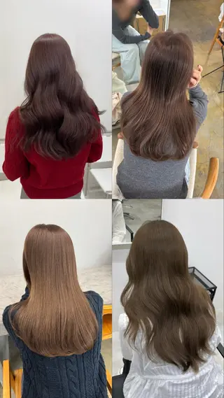 ロング カラー 髪質改善カラー♡/ 縮毛矯正/珠貴のヘアスタイル