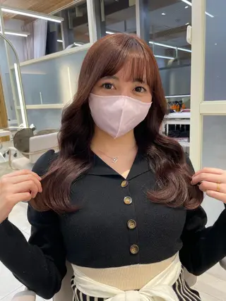 ロング カラー 顔周り/透明感カラー /韓国ヘア/TAKUのヘアスタイル