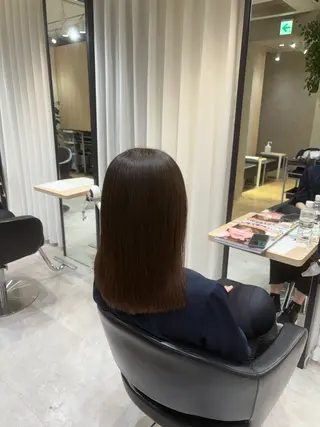 セミロング カット無料/ みく🧸💟表参道のヘアスタイル