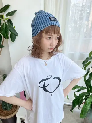 カラー ness 一花のヘアスタイル