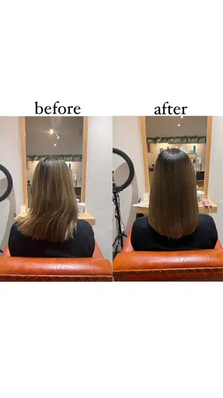 ミディアム eme hair design 【エメ】所属・eme ﾅｵ ストレートモデル募集のヘアスタイル