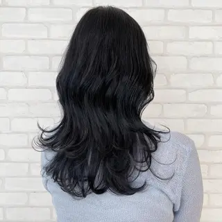 セミロング カラー abilita AZUSAのヘアスタイル