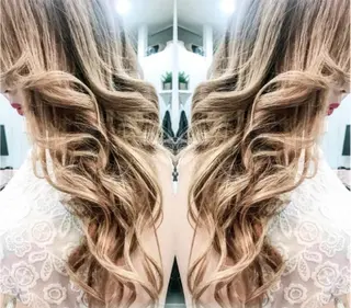 ロング カラー チビ編み込みエクステ シールEXどぅ〜すのヘアスタイル