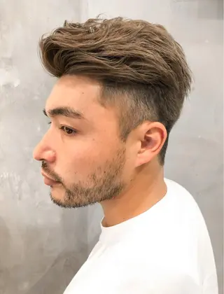 ショート カラー メンズ amie高崎所属・高崎メンズパーマ 髪質改善TAKEのヘアスタイル