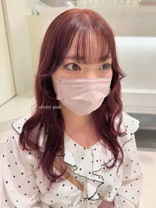 セミロング カラー Parve  Mix /板野妃莉のヘアスタイル