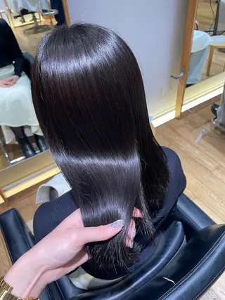 セミロング パーマ 縮毛矯正/レイヤー /ひかる🌙のヘアスタイル