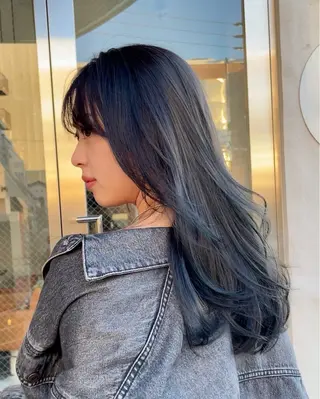 ロング カラー GROW middle所属・山梨 洸のヘアスタイル