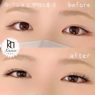 マツエク・マツパ Kamie-uni wakoのマツエク・マツパデザイン