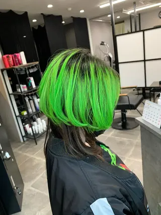 ミディアム カラー hairworksbadass所属・菊地 旬のヘアスタイル