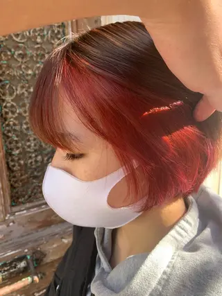 ミディアム カラー ヘアアレンジ メンズ ネイル Sia中野新橋 『JUNYA』のヘアスタイル