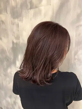 ショート ✨艶髪／透明感カラー ミユ💜のヘアスタイル