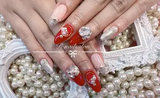 ロング R NAILSALONのネイルデザイン
