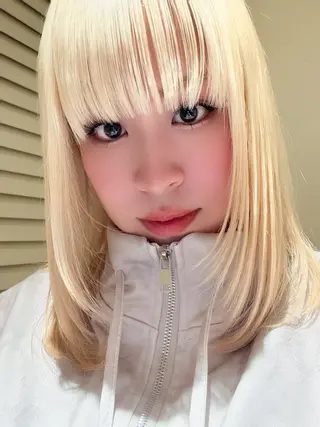 ミディアム カラー 🪐レイヤー/美髪 カラー/加野彩果🪐のヘアスタイル