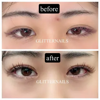 マツエク・マツパ GLITTER NAILS高速長田のマツエク・マツパデザイン