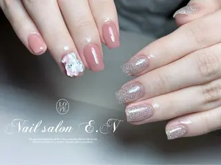 ネイル E.N🦋 長さ出し/持ち込みのネイルデザイン