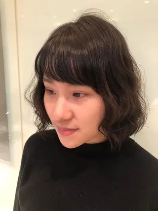 ミディアム カラー パーマ ヘアアレンジ apish aoyama所属・武 愛子の眉毛・アイブロウイメージ