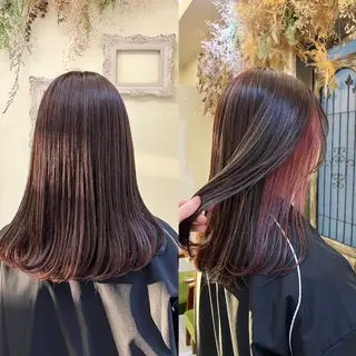 カラー 池谷 茉耶のヘアスタイル