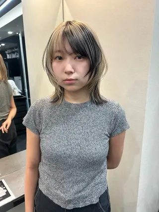 ミディアム カラー null 《 栞 》のヘアスタイル