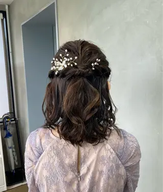 ミディアム まとまるボブ🌼 アレンジ🌼鴨下穂香のヘアスタイル