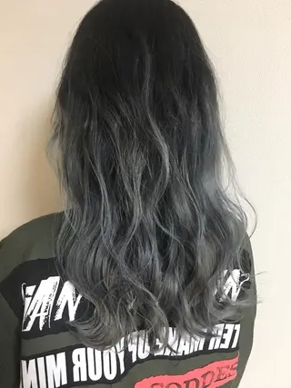 ロング カラー hair salon Glanzのヘアスタイル