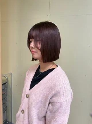 ショート カラー 伶風/ボブ/ ヘーゼルベージュのヘアスタイル