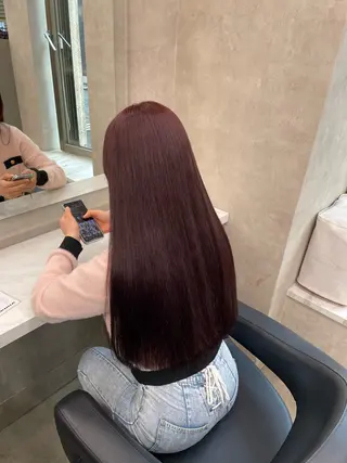 ロング カラー ヘアアレンジ 💗横浜美容室 💗HARUNAのヘアスタイル