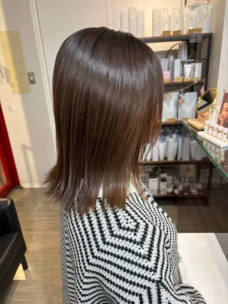 ミディアム 福石 玲華のヘアスタイル