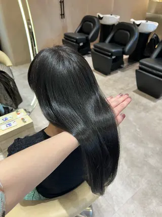 ミディアム カラー ✨髪質改善 縮毛矯正 艶髪 立川 コウキ✨のヘアスタイル
