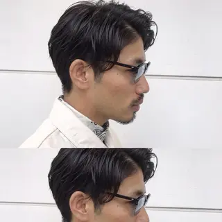 ショート メンズ 嶋佐 昌大 シマサマオのヘアスタイル