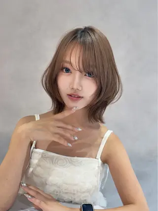 ミディアム 🍎森貝洋亮🍎 ブリーチカラー特化のヘアスタイル