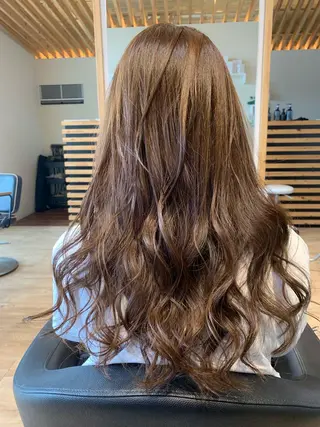 ロング カラー 関口 友行のヘアスタイル