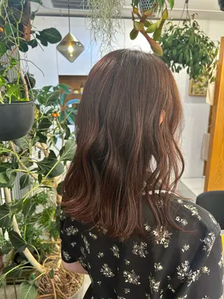 ミディアム aen parlor所属・💐レイヤー/暖色 /りゅーき💐のヘアスタイル