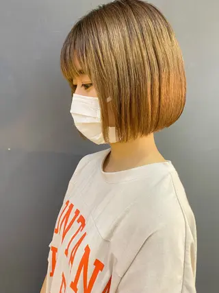 ミディアム Oggi西新店所属・浦田真代 ／ショートのヘアスタイル