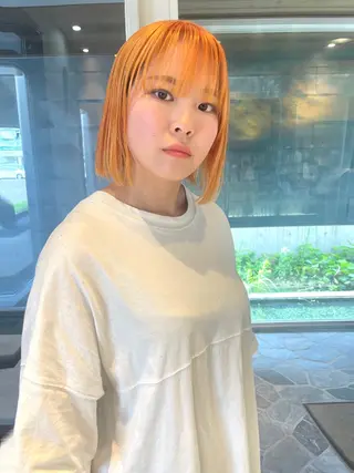 ショート カラー 🌈高田大夢似合わせ 透明感カラー🌈のヘアスタイル