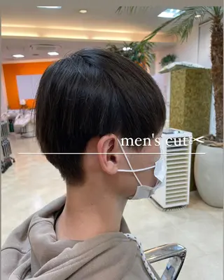 ショート メンズ 丁寧な施術で、 朝が楽になる髪のヘアスタイル