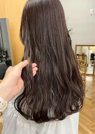 ロング カラー 西山 紗耶香🪽 透明感カラー/ボブのヘアスタイル