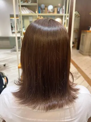 セミロング カラー レイヤースタイル /宮本セナのヘアスタイル