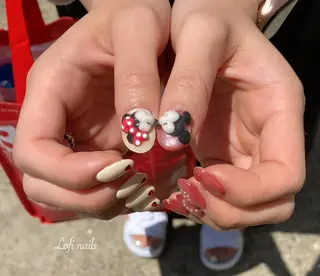 ミディアム ネイル Lofi nails ゆきこのネイルデザイン