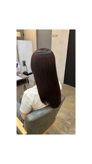 ロング カラー 長谷川 楓恋のヘアスタイル