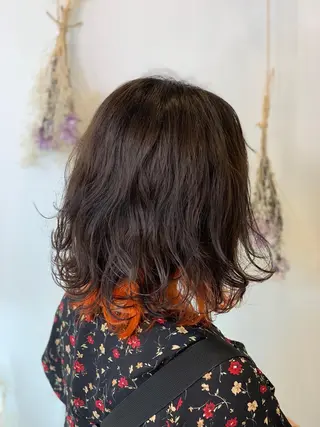 ミディアム カラー 髪質改善・縮毛矯正 Taijuのヘアスタイル