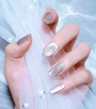 ネイル ちゅるんネイル🪄 耳ツボジュエリー🔗のネイルデザイン