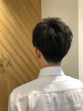 ショート メンズ 鈴村 大介のヘアスタイル