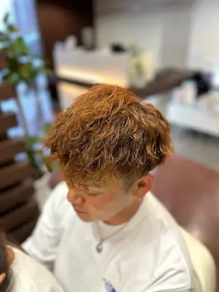 ショート パーマ メンズ LiL by lamiell所属・LiL RYUSEIのヘアスタイル