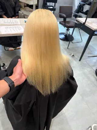 セミロング カラー ケアブリーチ🌟 ♢WATARU♢のヘアスタイル