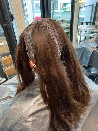 ミディアム カラー ✨髪質改善 縮毛矯正 艶髪 立川 コウキ✨のヘアスタイル