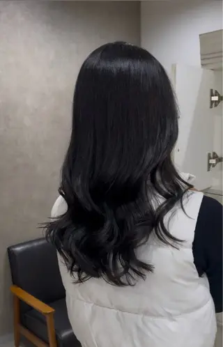 ミディアム カラー Re:ICE ゆきえのヘアスタイル